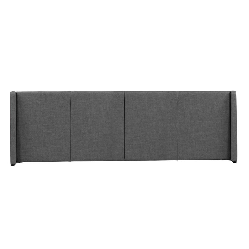 Cabecera King Size Dicasa Milan Gris Oscuro image number null