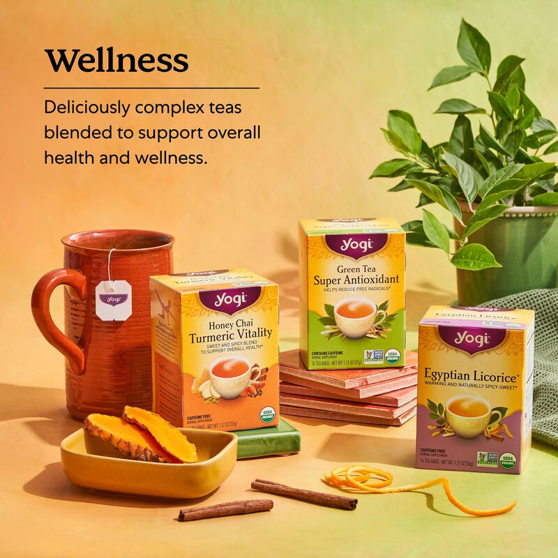 Tea Yogi Green Tea Kombucha Organic 96 Bolsas (... image number null
