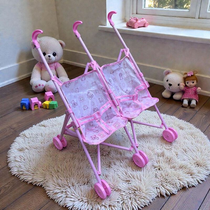 Carriola Infantil Para Mu&ntilde;ecas Plegable de Jugu... image number null
