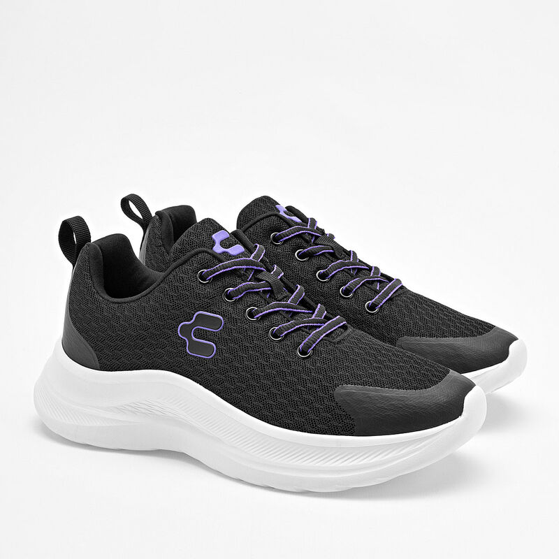 Charly Tenis deportivo para mujer negro, walkin... image number null