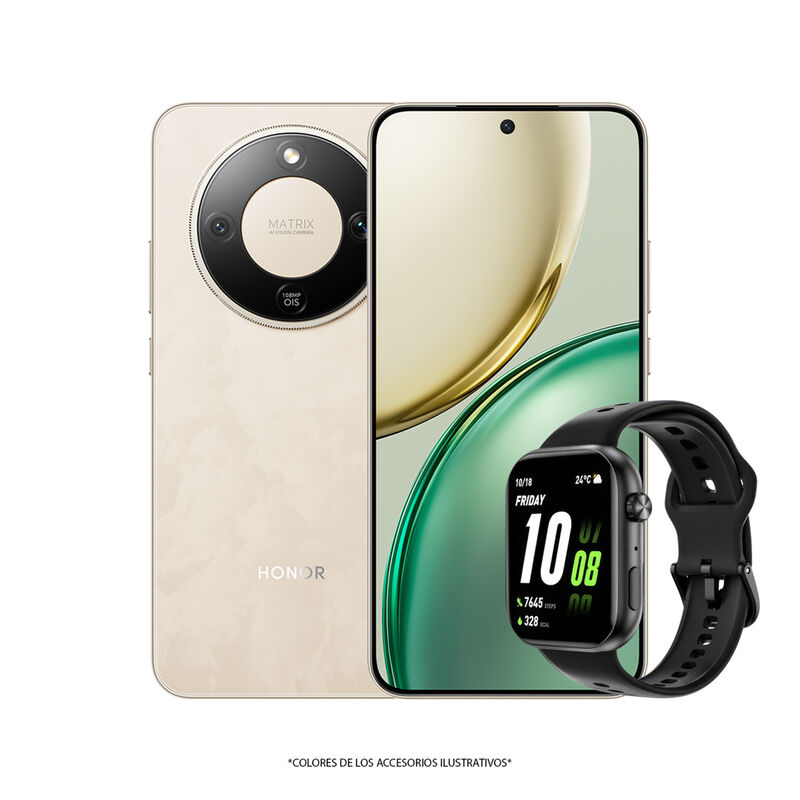 Combo Honor Magic 8 Lite Dorado 512gb + Watch 2... image number null