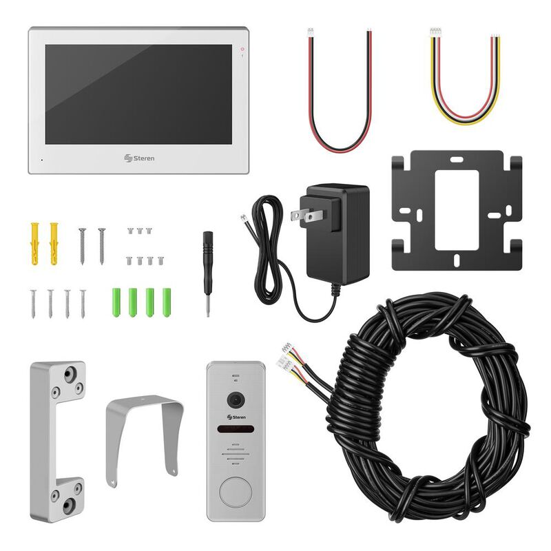 Video timbre Wi-Fi* con pantalla touch a color ... image number null