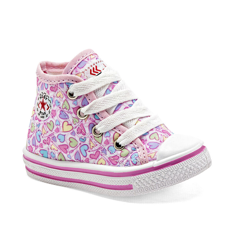 Koby Star Tenis para beb&eacute; ni&ntilde;a blanco multicolo... image number null