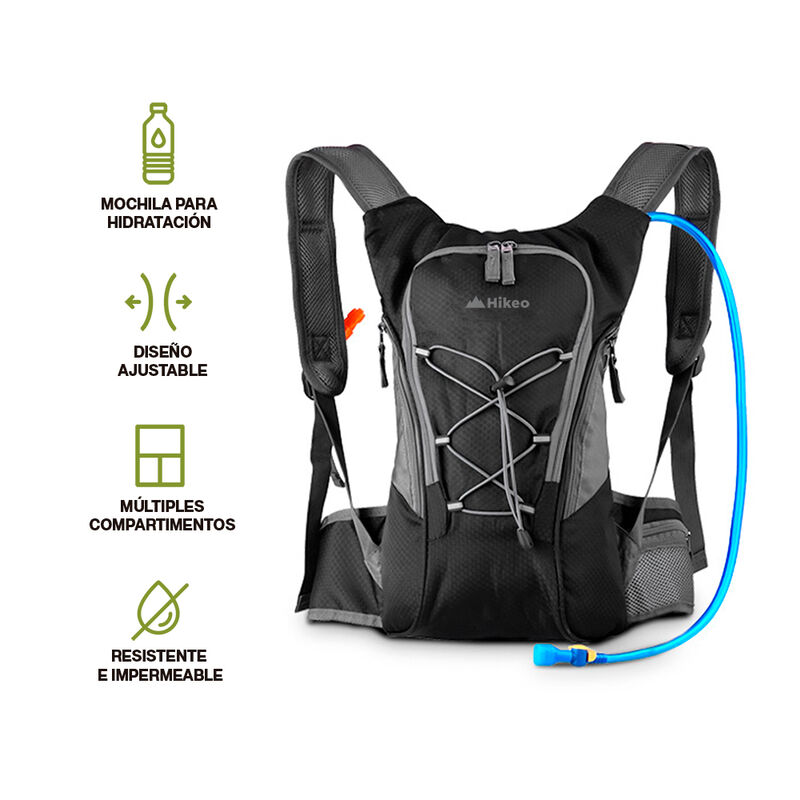 Mochila de hidrataci&oacute;n Deportiva 2 Litros Imper... image number null