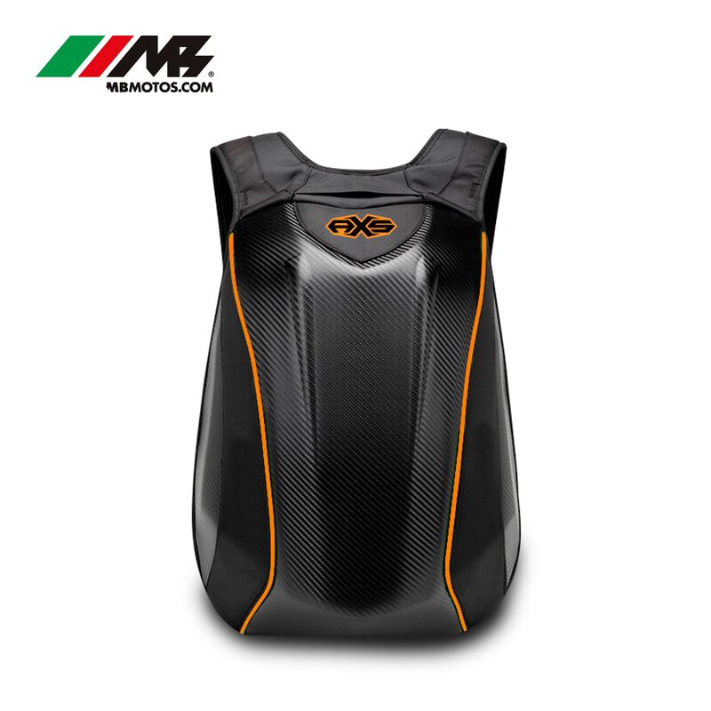 Mochila Axs Rigida Para Motociclista Naranja image number null