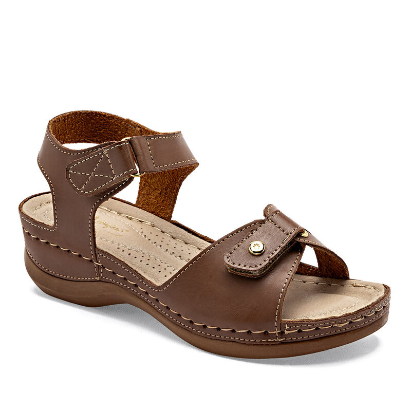 Mora Confort Sandalia para mujer caf&eacute; image number null