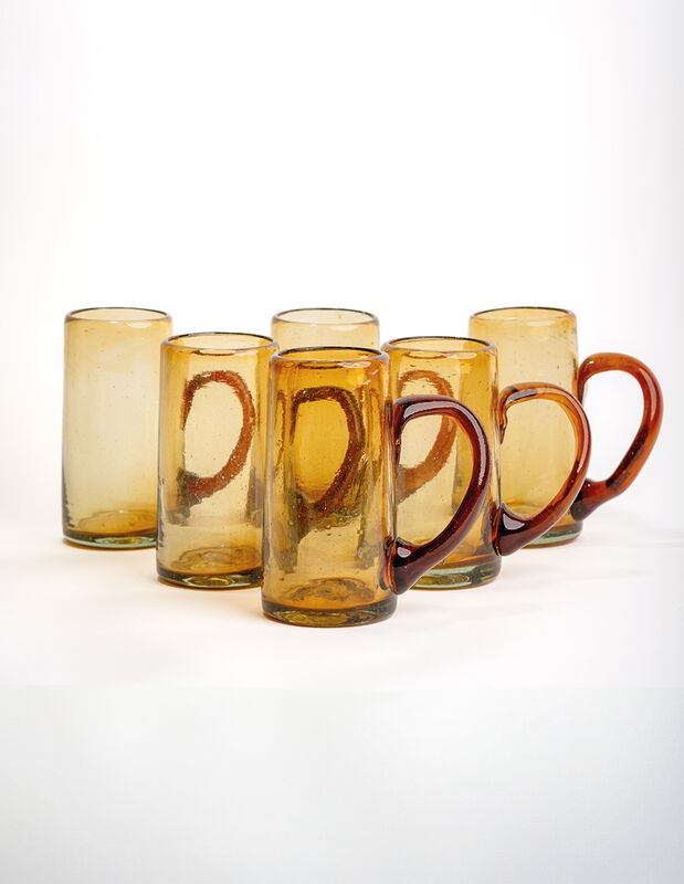 Tarros de Cerveza Set de 6 Tarros de Vidrio Sop... image number null