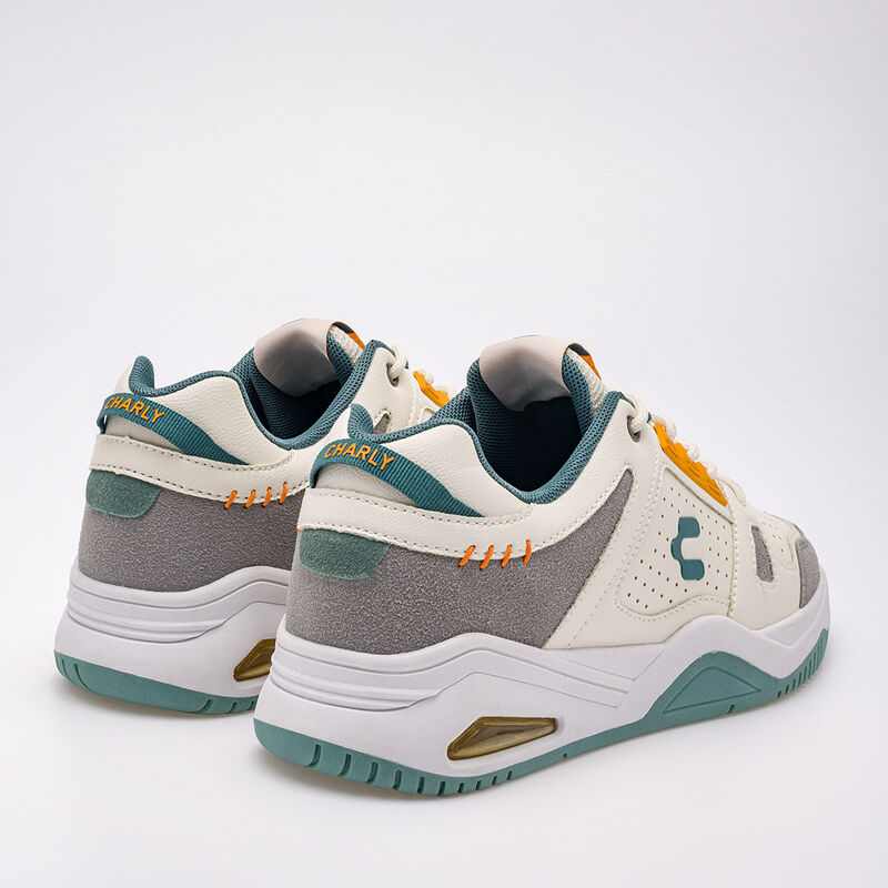 Charly Tenis urbano para hombre beige gris, has... image number null