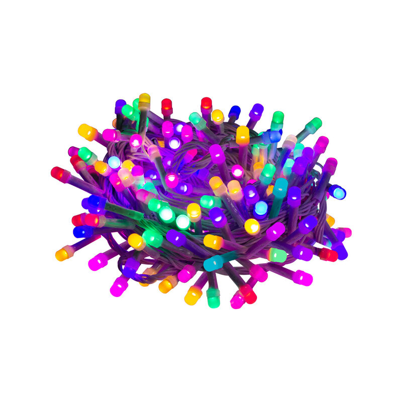 Serie Navide&ntilde;a 50 LED micr&oacute;fono multicolor 8 fu... image number null