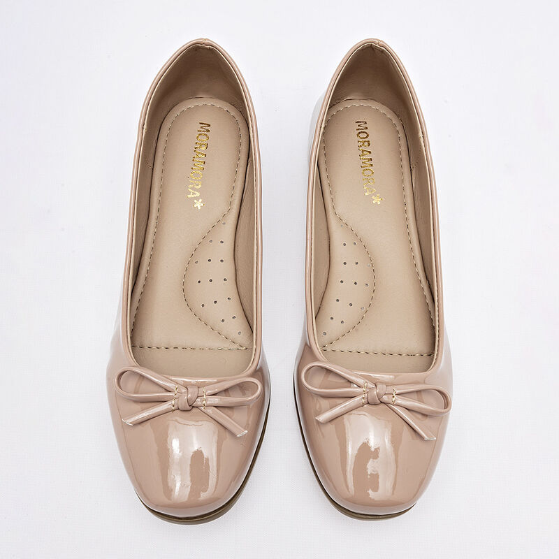 Moramora balerina para mujer beige cod 140701-E image number null