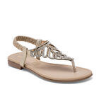 Moramora Sandalia para mujer dorado