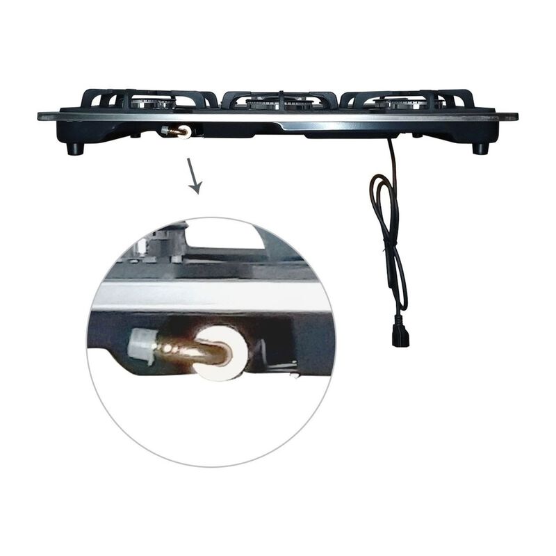 Parrilla Gas 5 Quemadores Acero Inoxidable Empo... image number null