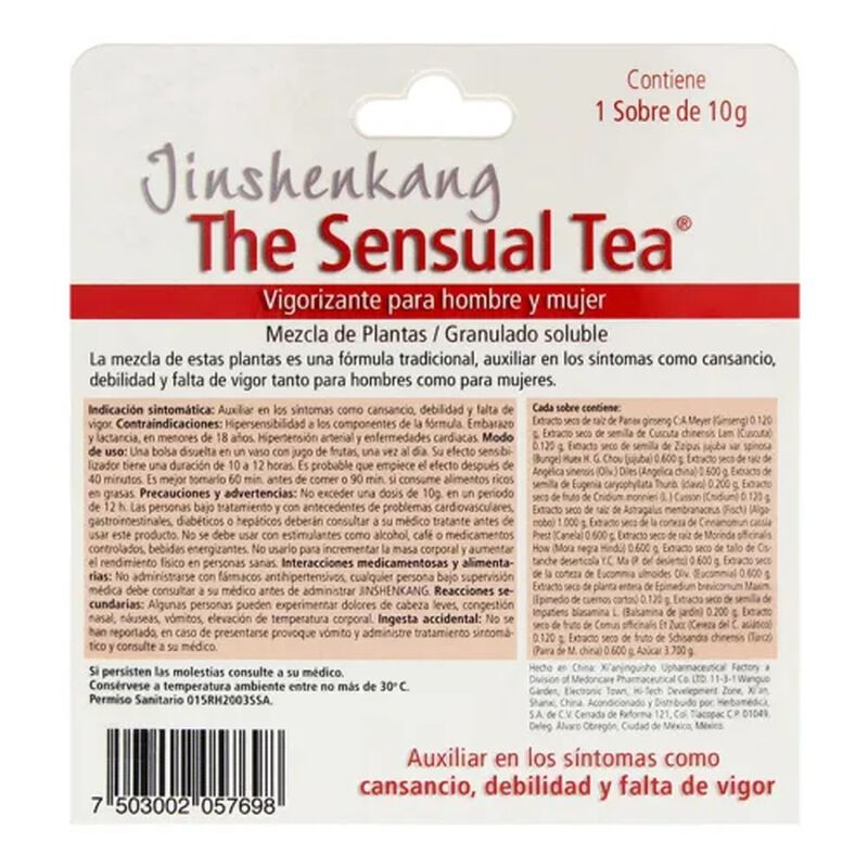 SENSUAL TEA SOB 10 G image number null