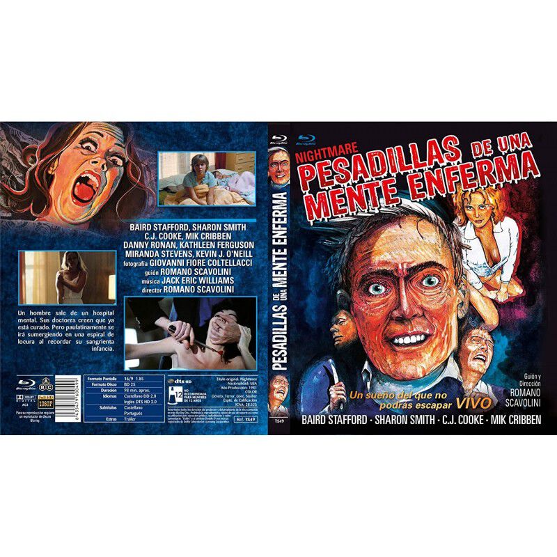 Pesadillas En Un Cerebro Da&ntilde;ado [blu-ray] image number null