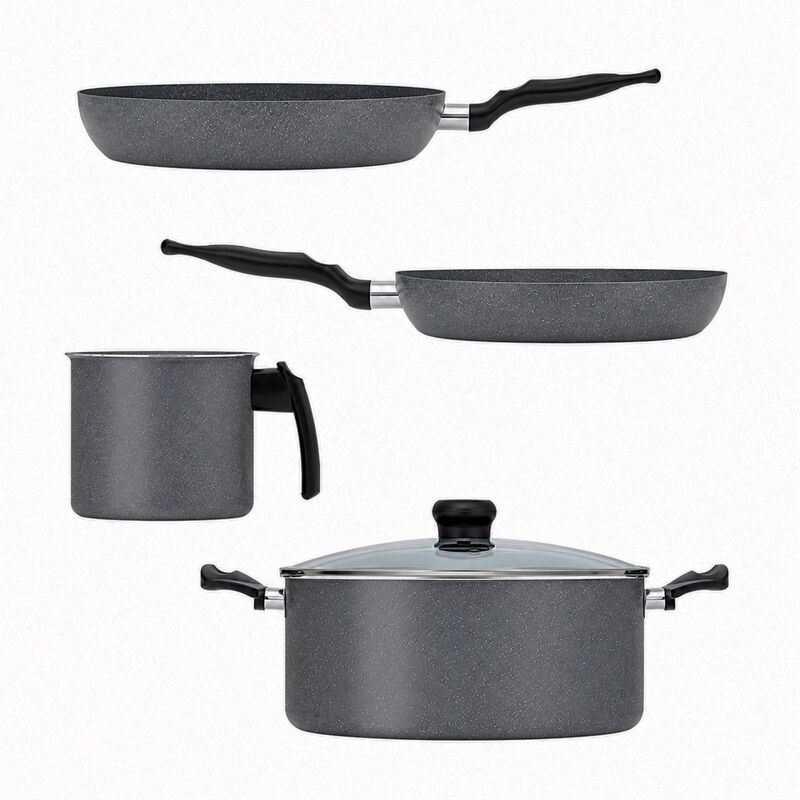 Bater&iacute;a T-fal 5 Piezas Elemental Stone Gris image number null