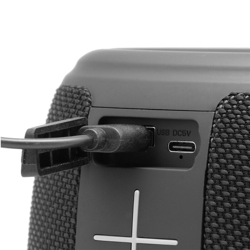Bocina bluetooth portátil con luz led superior image number null