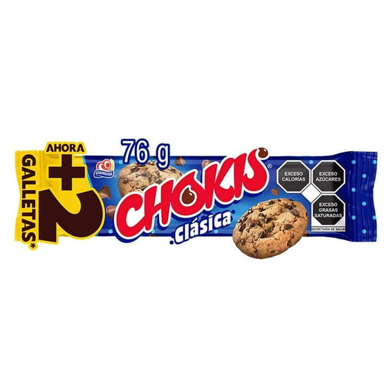 Galletas Chokis cl&aacute;sica con chispas sabor choco... image number null