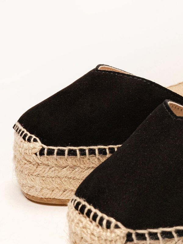 Alpargata Romero Plataforma Negra image number null