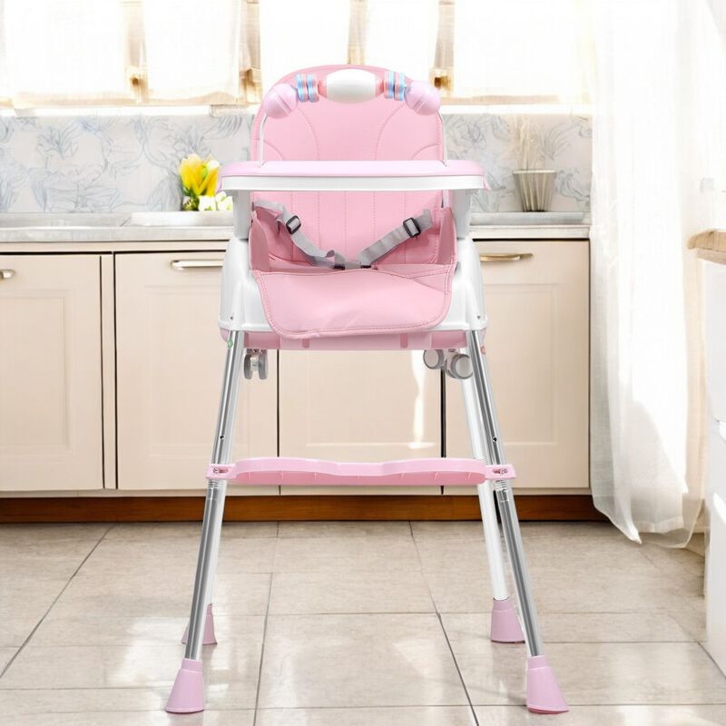 Silla Alta Periquera 3 En 1  Bebe Ajustable Com... image number null