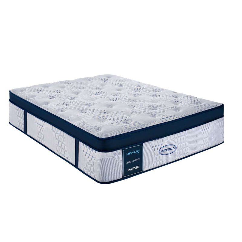 Colch&oacute;n Am&eacute;rica Queen Size Mattise Medio image number null