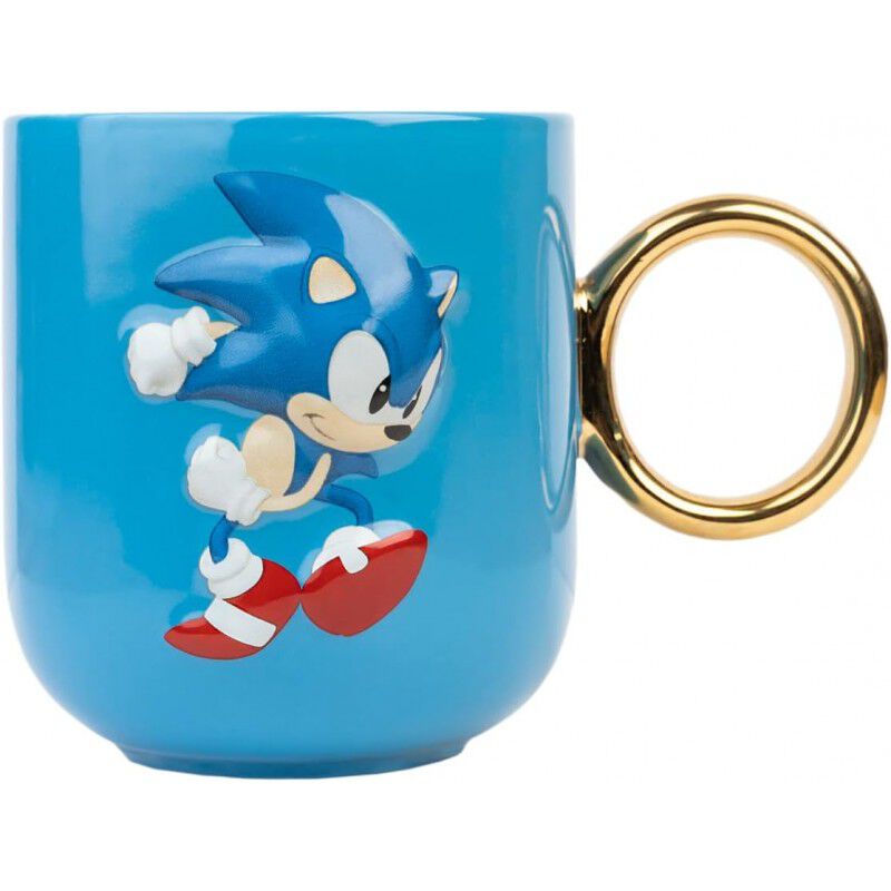 Taza 3D Asa Anillo Sonic El Erizo The Hedgehog ... image number null
