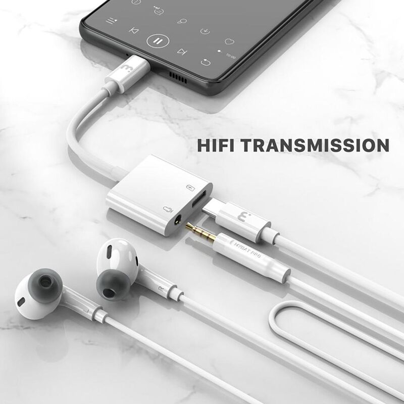 Cable MYBAT adaptador de USB C a Audio Jack 3.5... image number null