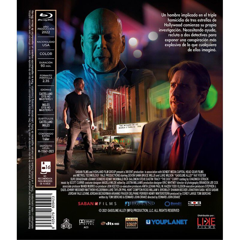 Conspiraci&oacute;n En Hollywood [blu-ray] (2022) Gaso... image number null