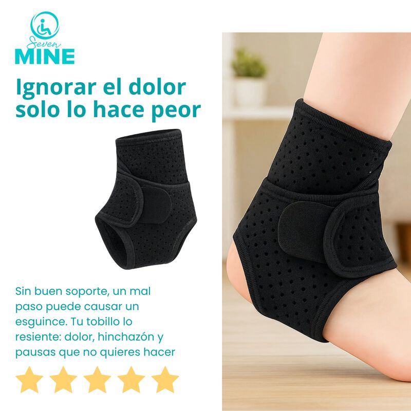 Tobillera Compresi&oacute;n Doble Capa 360&deg; | Soporte ... image number null