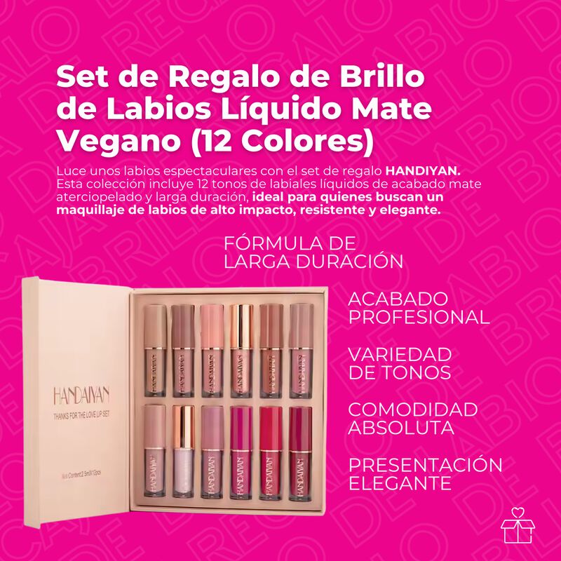 12 Labiales L&iacute;quido Mate + Gloss image number null