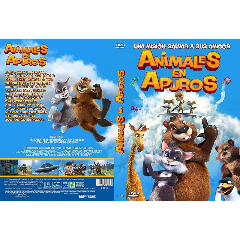 Animales En Apuros [dvd] (2018) Dva Khvosta (tw... image number null