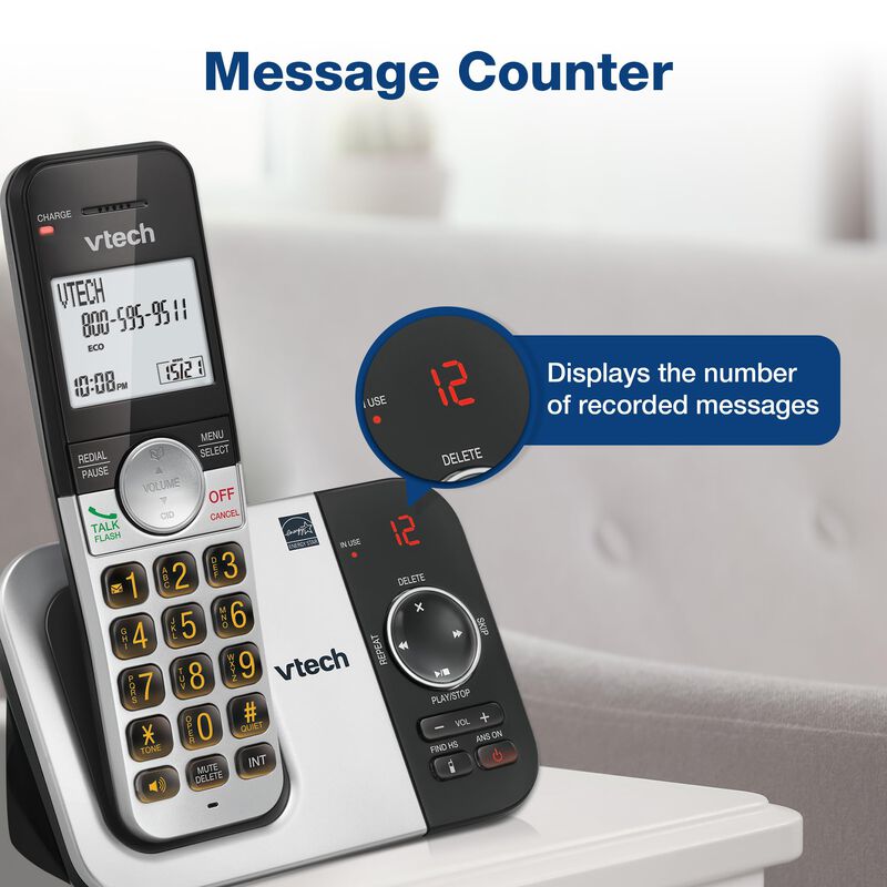 Tel&eacute;fono Inal&aacute;mbrico Vtech Vg232-1 Con Contesta... image number null