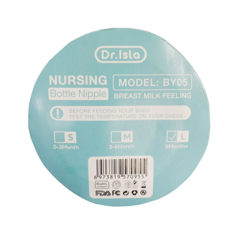 Tetina Cuello Ancho Dr Isla Large 6m+ 2pz image number null