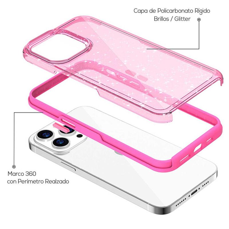 Funda TEKKU Brillos Rigida PC para iPhone 15 PR... image number null