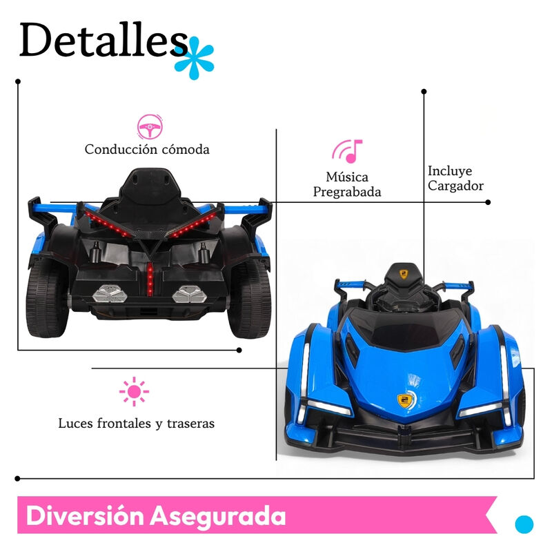 Carro Montable Para Ni&ntilde;os Ferrari Con Control R... image number null