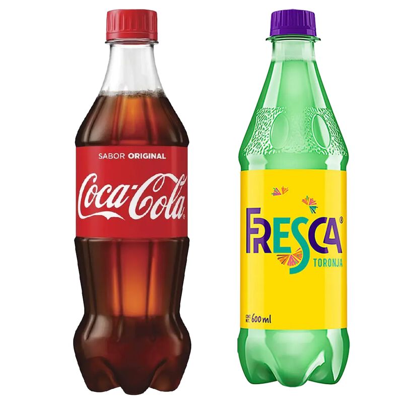Coca Cola 600ml+ Fresca Fusion Pet 600ML image number null