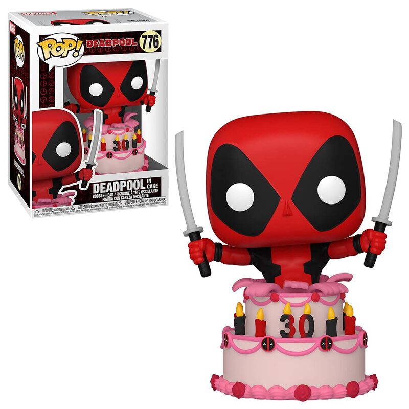 Figura De Acci&oacute;n Funko Pop Marvel Deadpool 30th... image number null