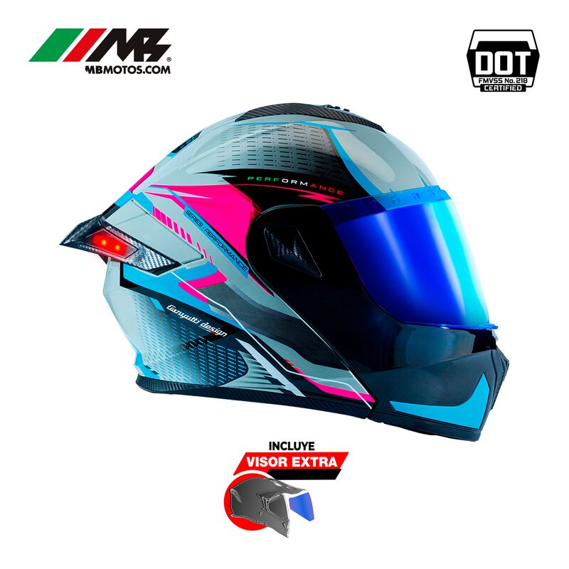 Casco Para Motocicleta Axs Sf 501 Plata Platead... image number null