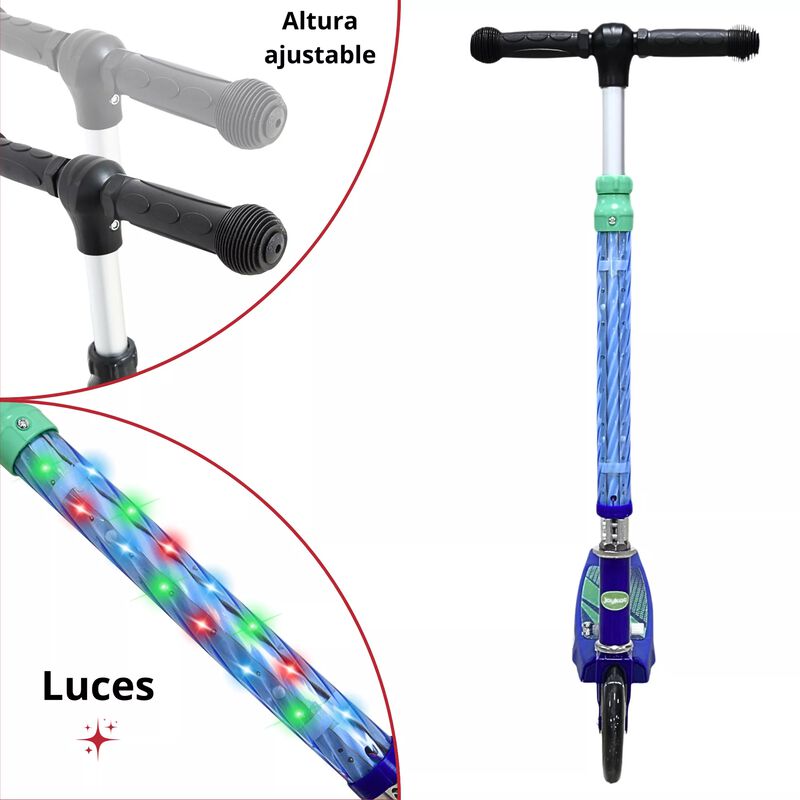 Scooter Pat&iacute;n Del Diablo Para Ni&ntilde;os Con Luces P... image number null
