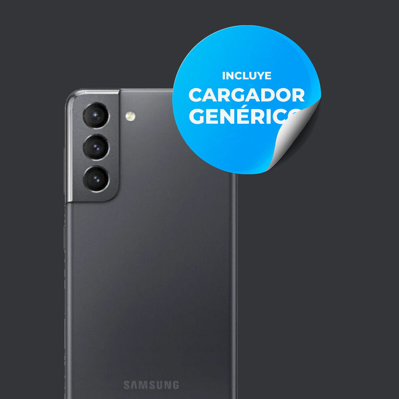 Galaxy S21 Reacondicionado 128Gb Gris + Cargado... image number null