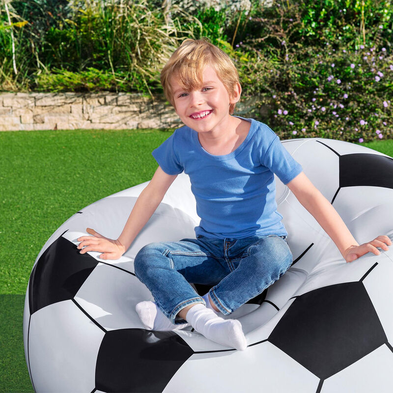 Sill&oacute;n Inflable Bal&oacute;n de Futball 1.14Mx1.12Mx66... image number null