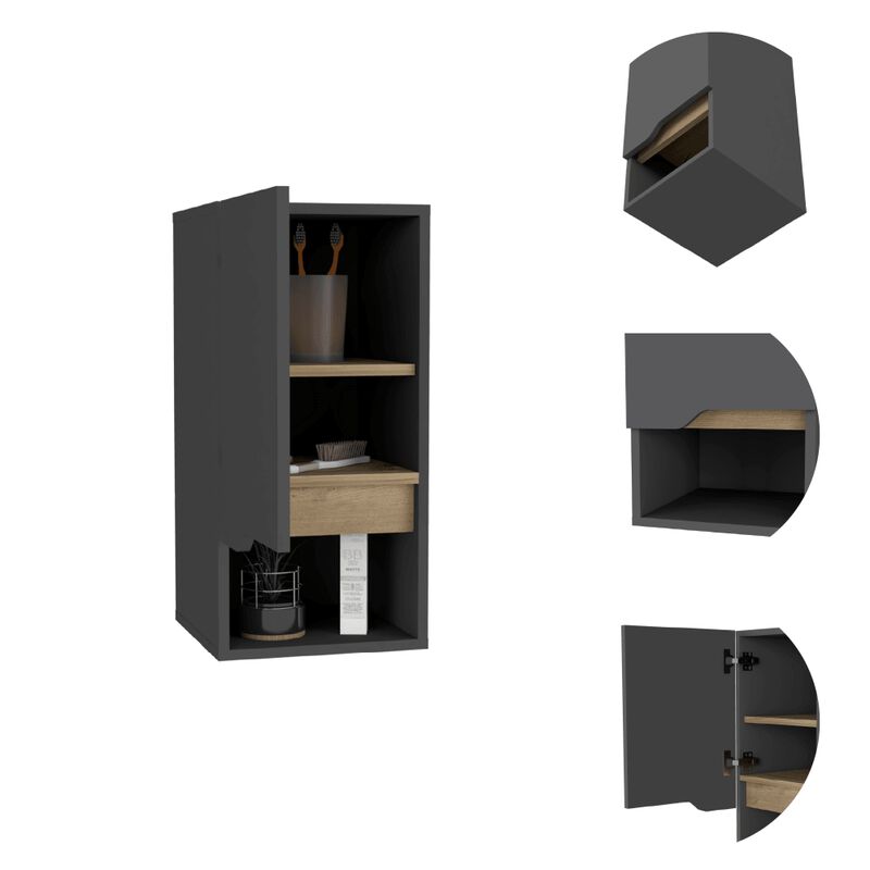 Gabinete de Ba&ntilde;o Apolis Plata Oscuro y Caf&eacute; Cla... image number null