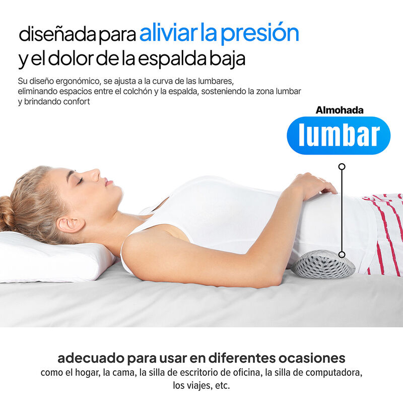 Almohada Lumbar Ergonómica AGBOX - ¡Adiós al do... image number null