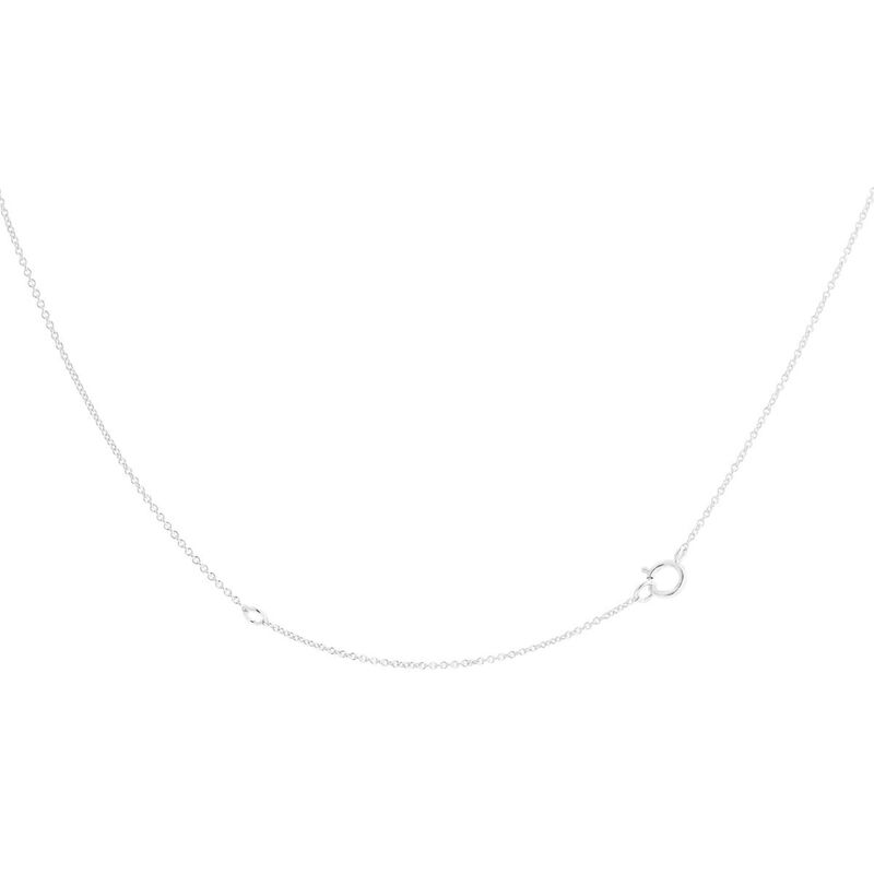 Gargantilla De Oro Blanco 14K Con 10Pts De Diam... image number null