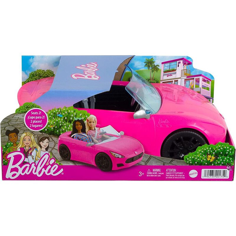 Barbie convertible, 2 asientos, rosa image number null