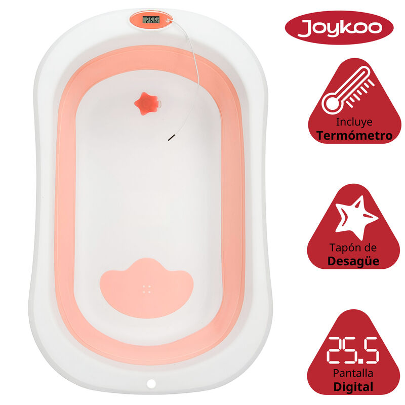 Ba&ntilde;era para Beb&eacute; Plegable con Coj&iacute;n Tap&oacute;n de Dr... image number null