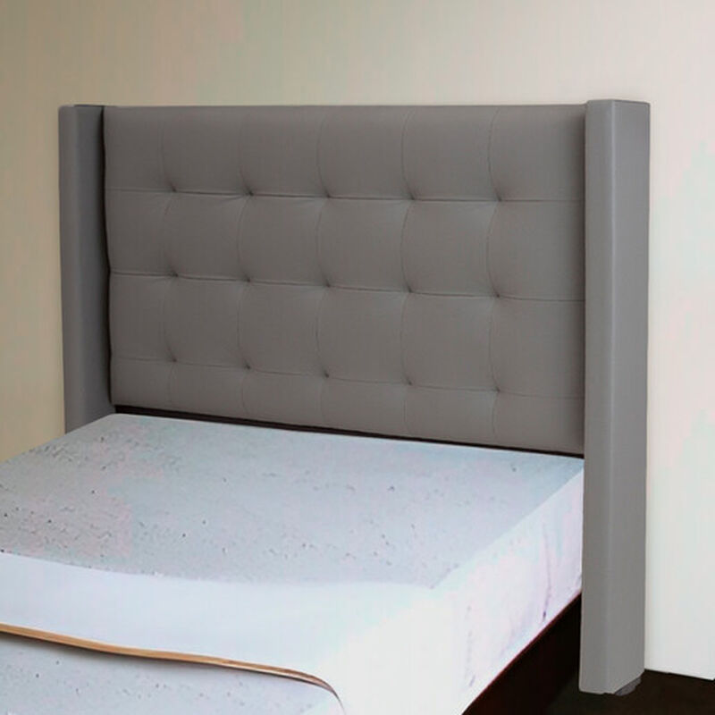 Cabecera Matrimonial Dicasa Trento Gris Rata image number null