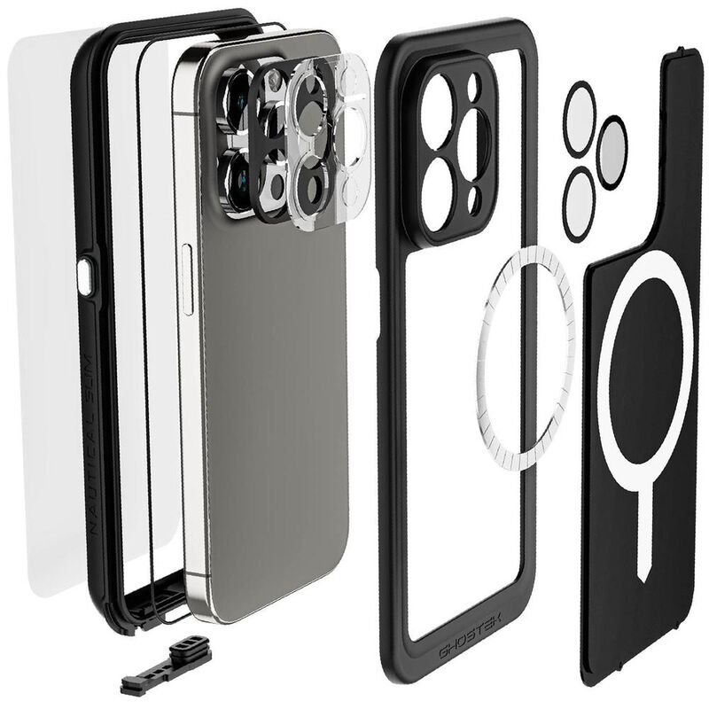 Funda GHOSTEK Nautical para iPhone 15 PRO Negra... image number null