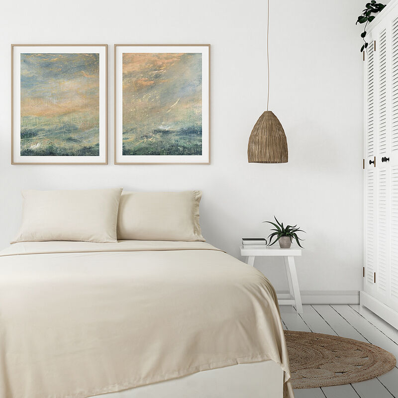 Juego de S&aacute;banas Matrimonial Sumie Arena image number null