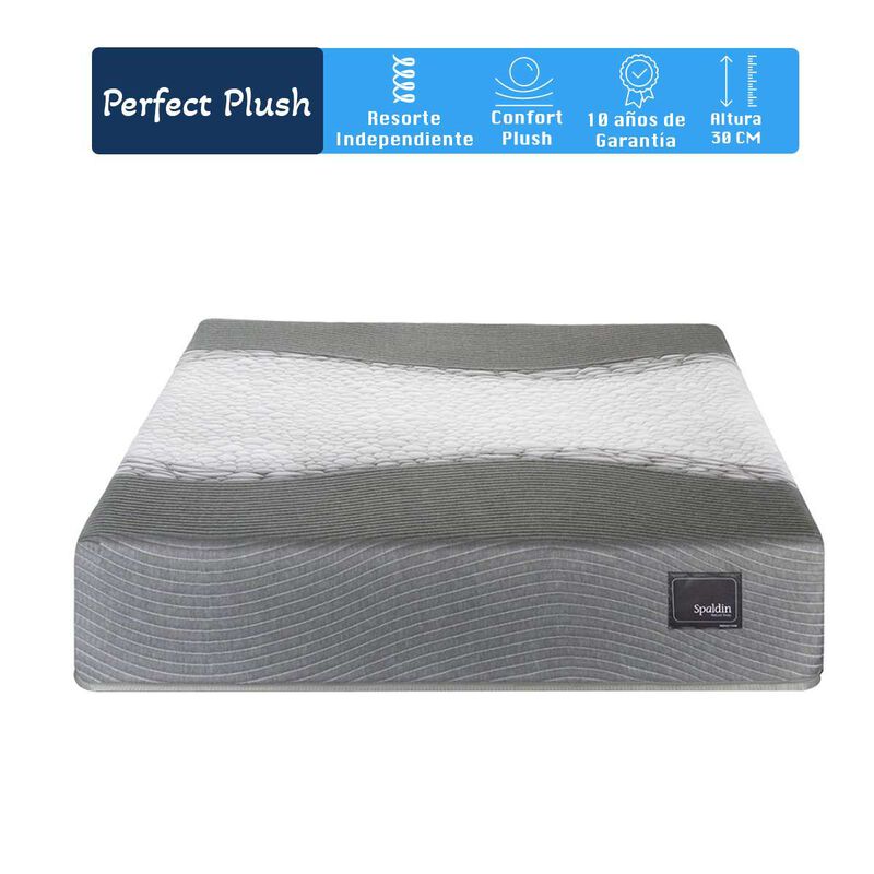 Colch&oacute;n Spaldin Matrimonial Perfect Plush Suave image number null