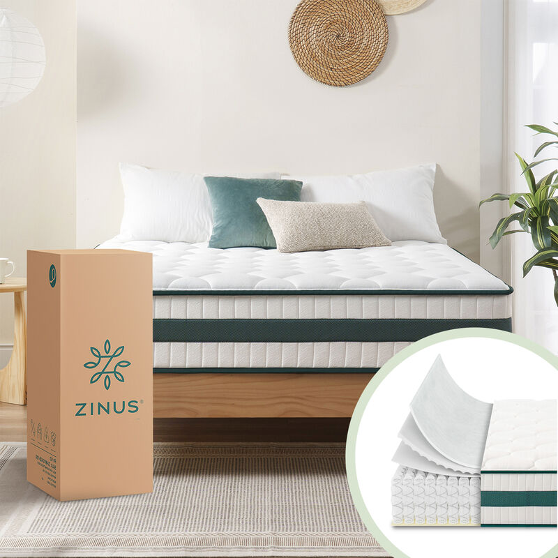 Zinus Comfort | Colch&oacute;n De Memory Foam 30 Cm In... image number null
